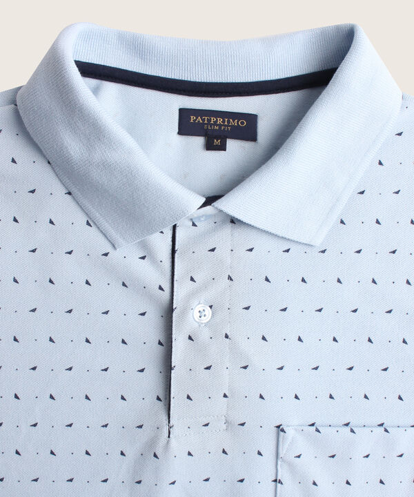 Polo Corte Slim Fit Blanco